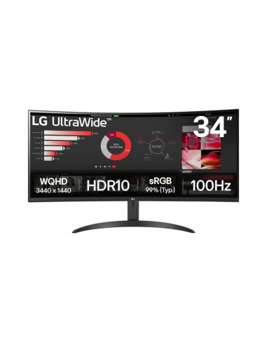 LG UltraWide 34WR50QK-B 34" 4K 100Hz