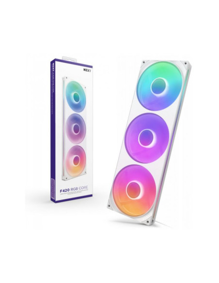 NZXT F420 RGB Core White 420mm Ventilador PC