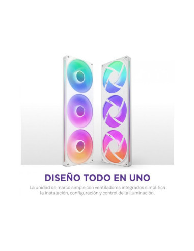 NZXT F420 RGB Core White 420mm Ventilador PC
