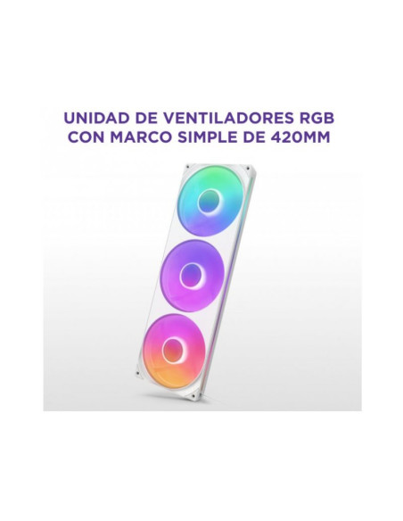 NZXT F420 RGB Core White 420mm Ventilador PC