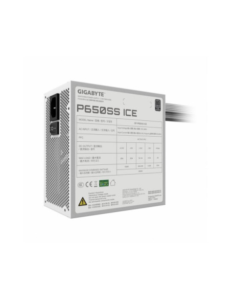 Gigabyte P650SS Ice ATX 3.0 Fuente de Alimentación 650W