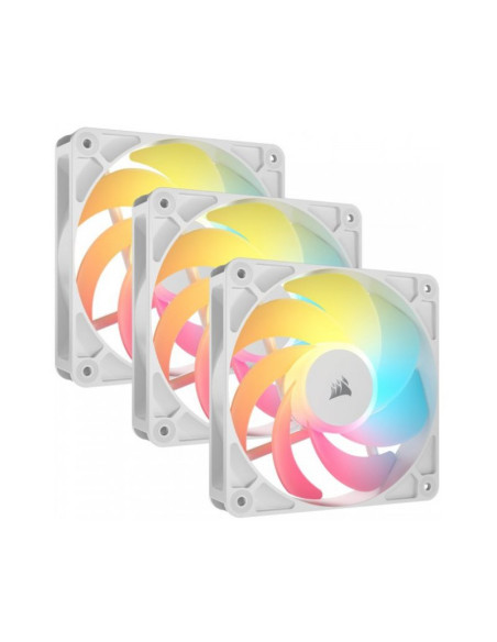 Corsair RS120-R aRGB Blanco 120mm Pack de 3 Ventiladores PC