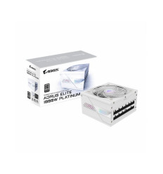 AORUS Elite P1000W Ice ATX 3.0 (PCIe 5.0) Fuente de alimentación Blanca 1000W