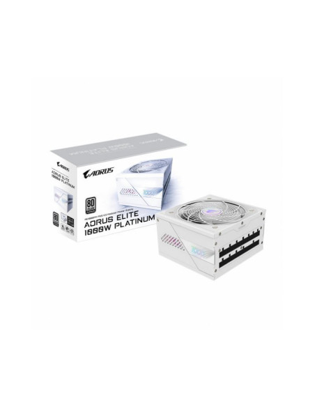 AORUS Elite P1000W Ice ATX 3.0 (PCIe 5.0) Fuente de alimentación Blanca 1000W