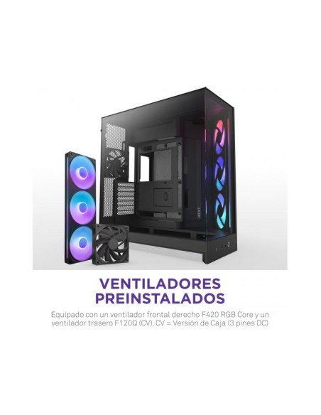NZXT H9 Flow RGB (2025) E-ATX Caja para PC