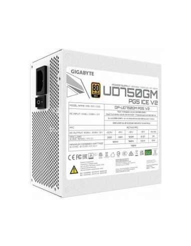 Gigabyte UD750GM PG5 V2 Ice Fuente de Alimentación 750W