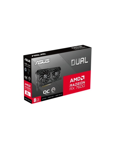 Asus Dual Radeon RX 7600 EVO OC Edition 8GB GDDR6