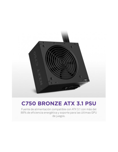 NZXT C750 ATX3.1 (PCIe 5.1) Fuente de Alimentación 750W