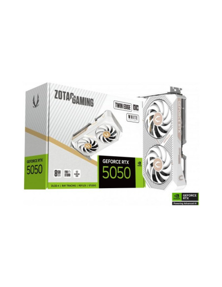 Zotac Gaming GeForce RTX 5050 Twin Edge OC White 8GB GDDR6 DLSS4