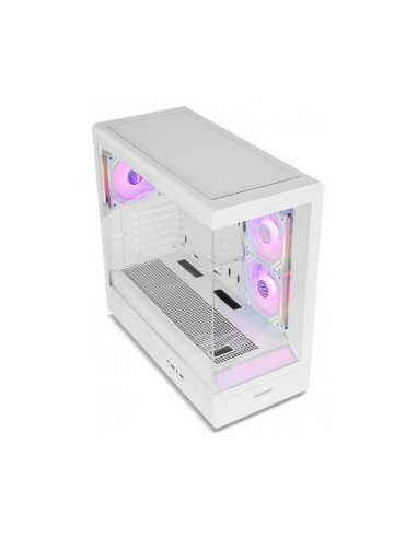 Nox Hummer Signal aRGB Blanca ATX Caja para PC