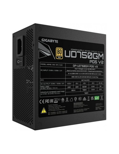 Gigabyte UD750GM PG5 V2 Fuente de Alimentación 750W
