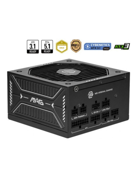 MSI MAG A750GLS ATX 3.1 (PCIe 5.1) Fuente de Alimentación 750W