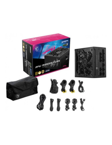 MSI MPG A1250GS ATX 3.1 (PCIe 5.1) Fuente de alimentación 1250W
