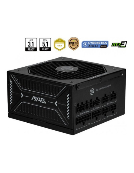 MSI MAG A1000GLS ATX 3.1 (PCIe 5.1) Fuente de Alimentación 1000W