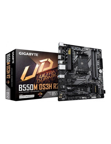 AM4 Motherboard Gigabyte AMD B550M DS3H R2 Micro-ATX