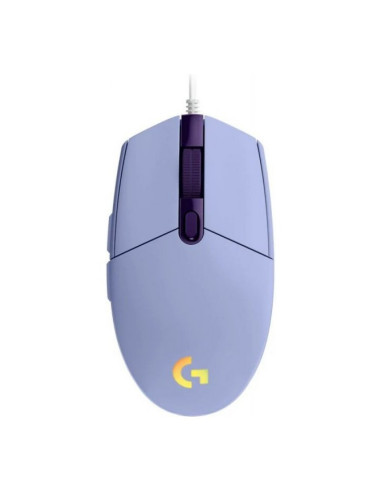 Logitech G G102 LightSync Lila Ratón Gaming