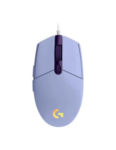 Logitech G G102 LightSync Lila Ratón Gaming