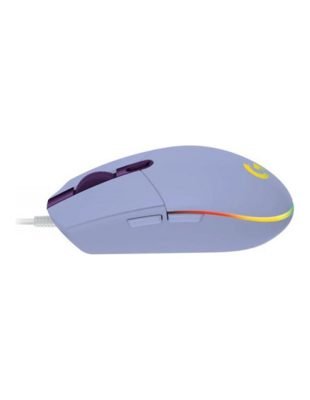 Logitech G G102 LightSync Lila Ratón Gaming