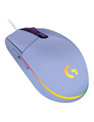 Logitech G G102 LightSync Lila Ratón Gaming