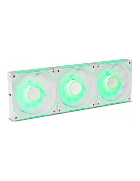 NOX Hummer Pro Link Mangético Blanco 120mm pack de 3 ventiladores PC
