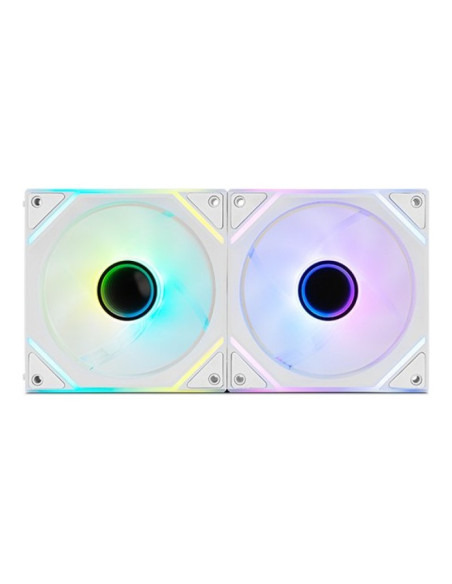 NOX Hummer Pro Link Mangético Blanco 120mm pack de 3 ventiladores PC