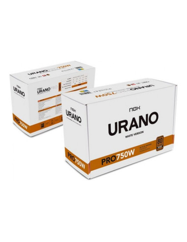 NOX Urano Pro 750W Blanca Fuente de alimentación 750W