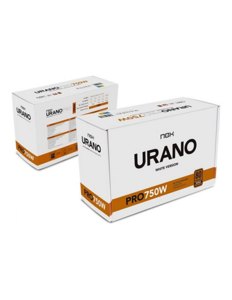 NOX Urano Pro 750W Blanca Fuente de alimentación 750W