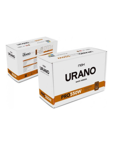 NOX Urano Pro 550W Blanca Fuente de alimentación 550W