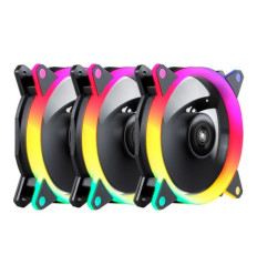 UNYKAch CANDY 30 aRGB Ring LED 120mm Pack de 3 ventiladores PC