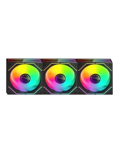 Mars Gaming MF3DPROKIT aRGB 120mm Pack de 3 ventiladores PC