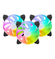 Mars Gaming MF-3AR Reversed aRGB 120mm Pack de 3 ventiladores PC