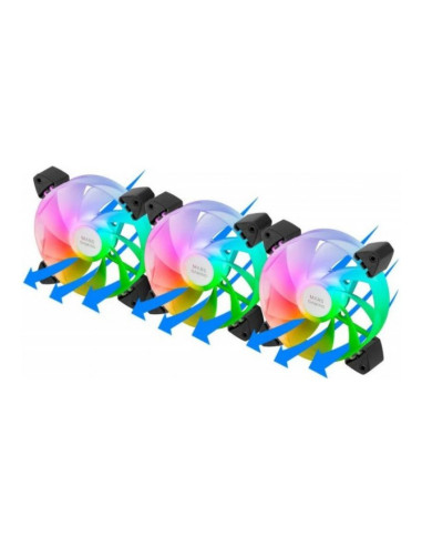 Mars Gaming MF-3AR Reversed aRGB 120mm Pack de 3 ventiladores PC
