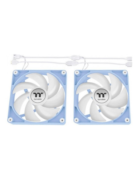 Thermaltake CT120 aRGB Hydrangea Blue 120mm Pack de 2 ventiladores PC