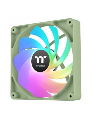 Thermaltake CT120 Reverse aRGB Matcha Green 120mm Pack de 2 ventiladores PC