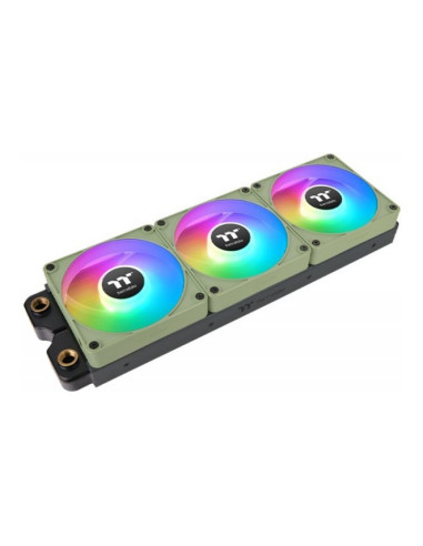 Thermaltake CT120 EX Reverse aRGB Matcha Green 120mm Pack de 3 ventiladores PC
