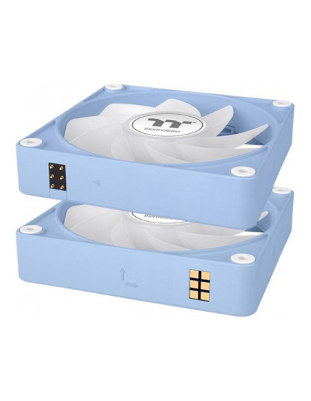 Thermaltake CT120 EX Reverse aRGB Hydrangea Blue 120mm Pack de 3 ventiladores PC