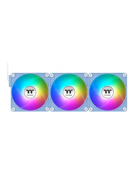 Thermaltake CT120 EX Reverse aRGB Hydrangea Blue 120mm Pack de 3 ventiladores PC