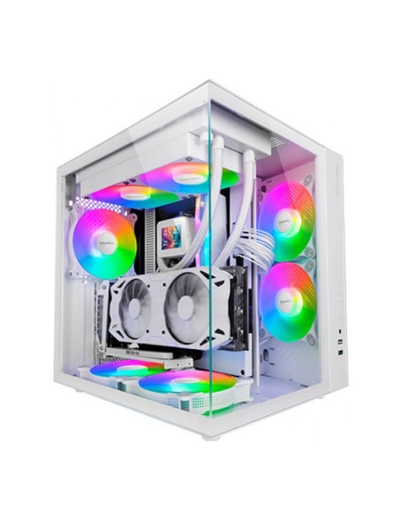 Mars Gaming MCV-ONE Blanca ATX Caja para PC