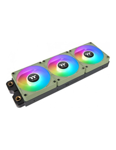 Thermaltake CT120 EX aRGB Matcha Green 120mm Pack de 3 ventiladores PC
