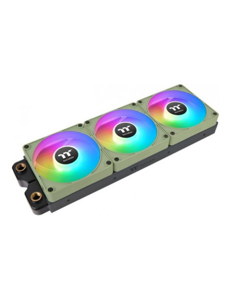 Thermaltake CT120 EX aRGB Matcha Green 120mm Pack de 3 ventiladores PC