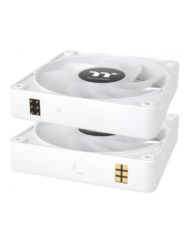 Thermaltake CT140 EX Reverse aRGB Blanco 140mm Pack de 3 ventiladores PC