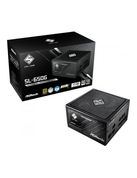 ASRock SL-650G ATX 3.1 Fuente de alimentación 650W