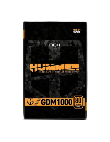 NOX Hummer GDM1000 ATX 3.1 (PCIe 5.1) Fuente de alimentacion 1000W