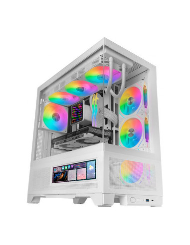 Mars Gaming MC-LCDX Blanca ATX Caja para PC