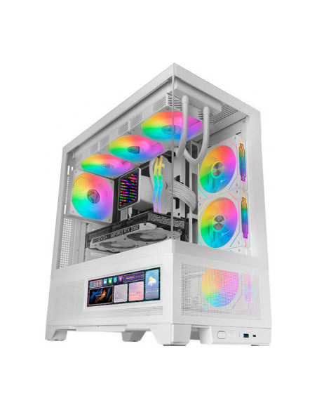 Mars Gaming MC-LCDX Blanca ATX Caja para PC