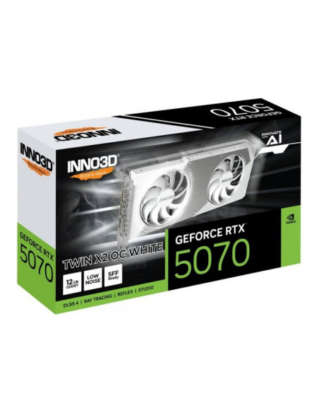 Inno3D GeForce RTX 5070 Twin X2 OC White 12GB GDDR7 DLSS4