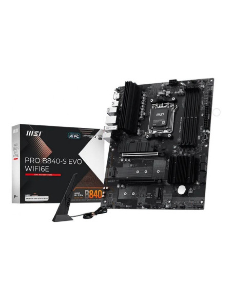 MSI Pro B840-S Evo WiFi6E Socket AM5 ATX