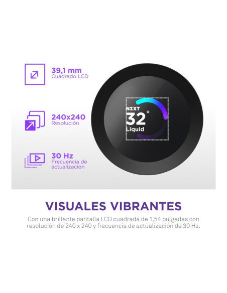 NZXT Kraken Plus 280 280mm Refrigeración líquida PC