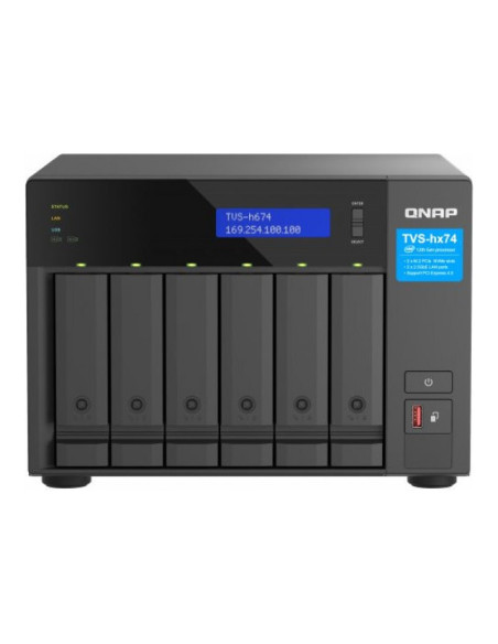 Qnap TVS-h674 (6 bahías) i5 12400 32GB RAM