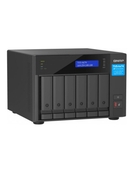 Qnap TVS-h674 (6 bahías) i5 12400 32GB RAM